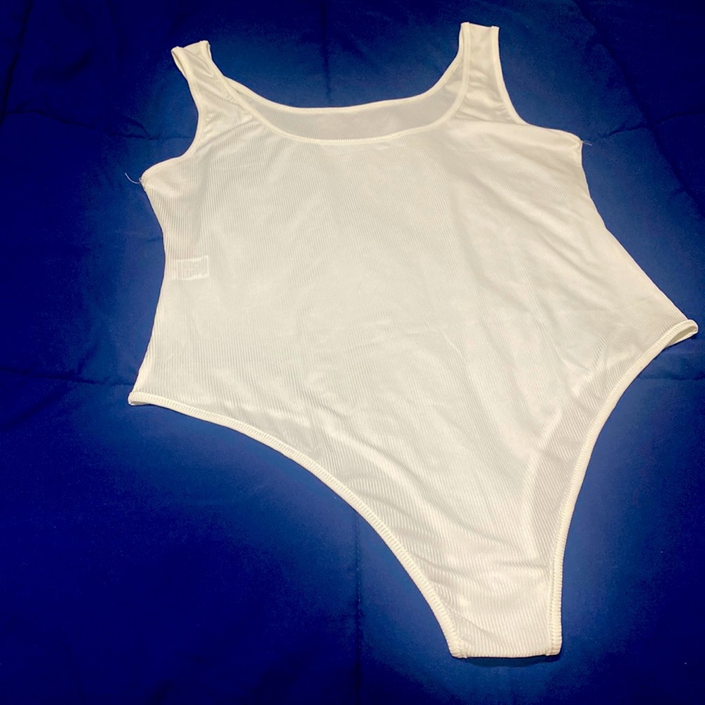 White Shein Bodysuit